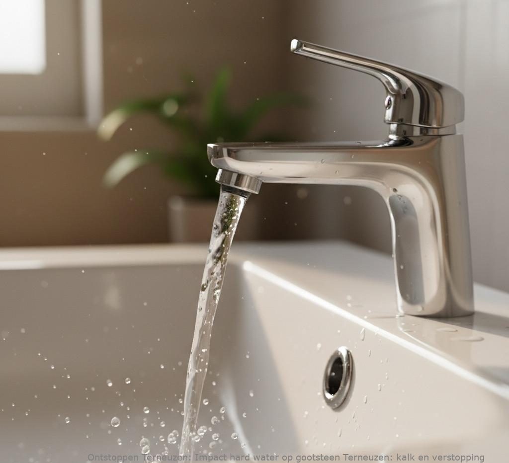 Impact hard water op gootsteen Terneuzen: kalk en verstopping