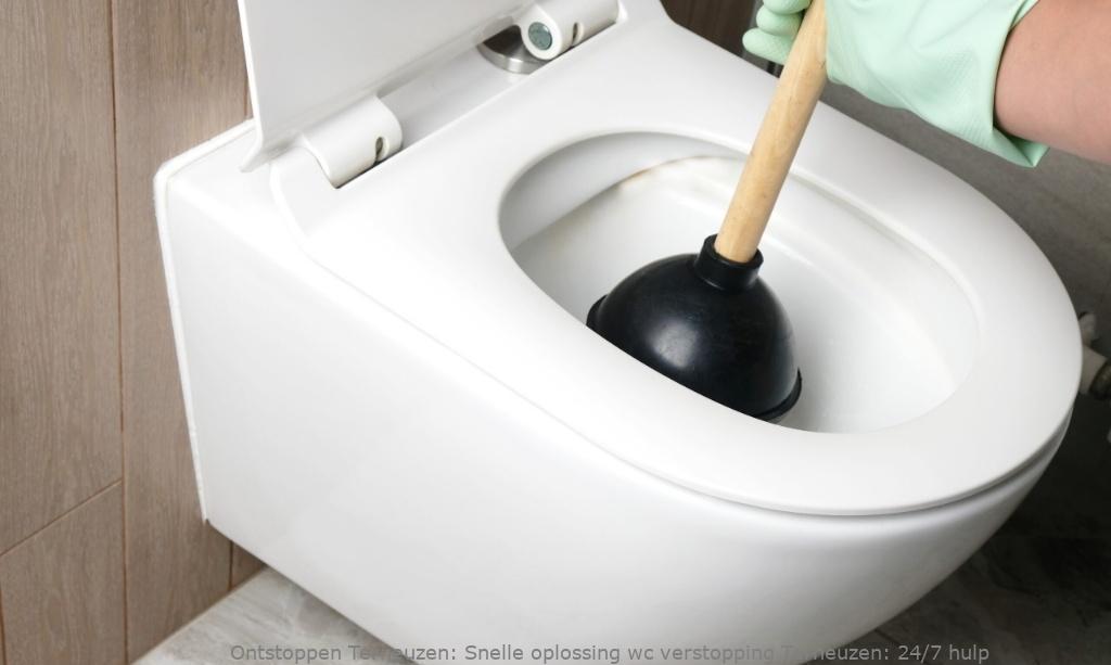 Snelle oplossing wc verstopping Terneuzen: 24/7 hulp