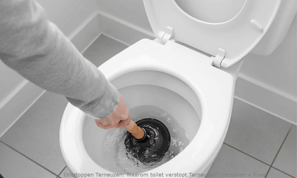 Waarom toilet verstopt Terneuzen? Oorzaken + fixes