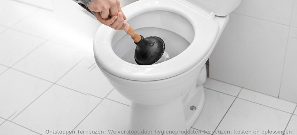 Wc verstopt door hygiëneproducten Terneuzen: kosten en oplossingen